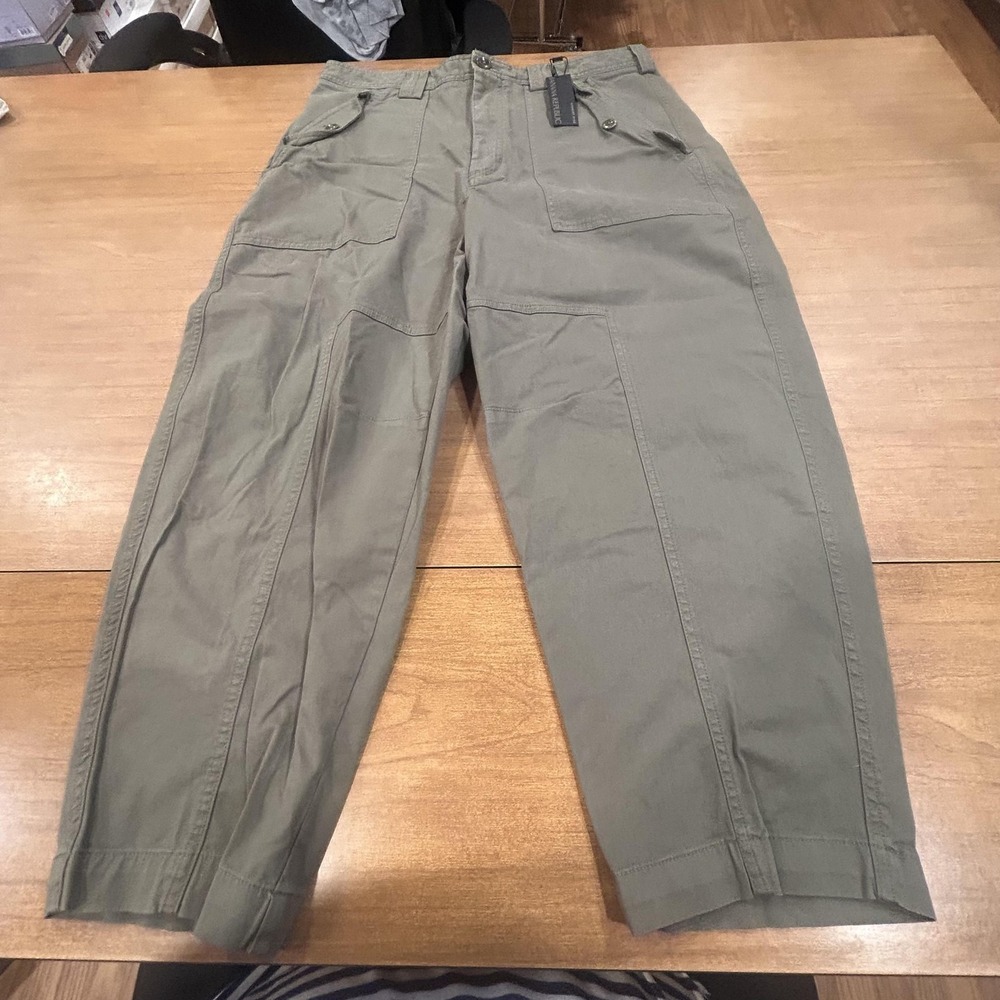 Banana Republic Olive Green Cropped Utility Pants